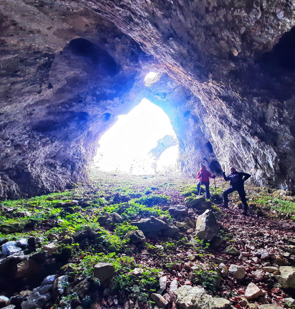 Interior de la cueva de Portupekoleze