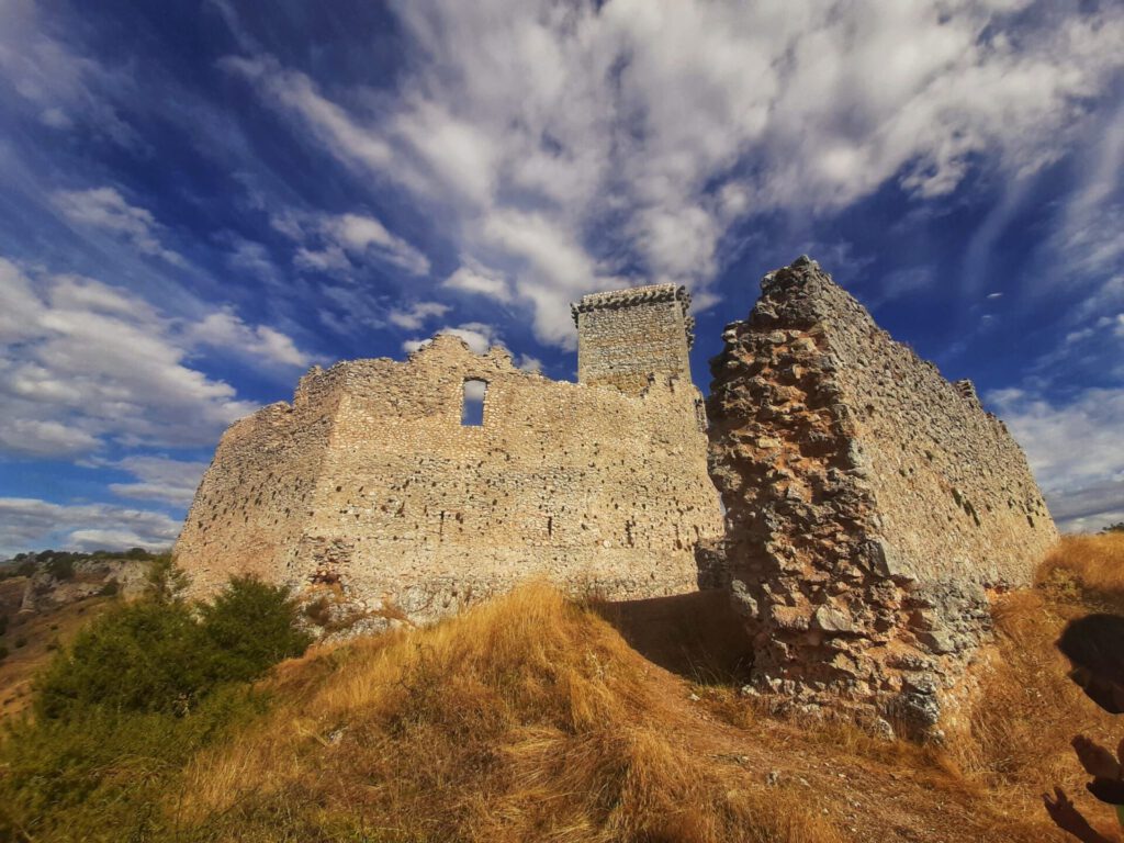 Vista de las ruinas del Castillo de Ucero